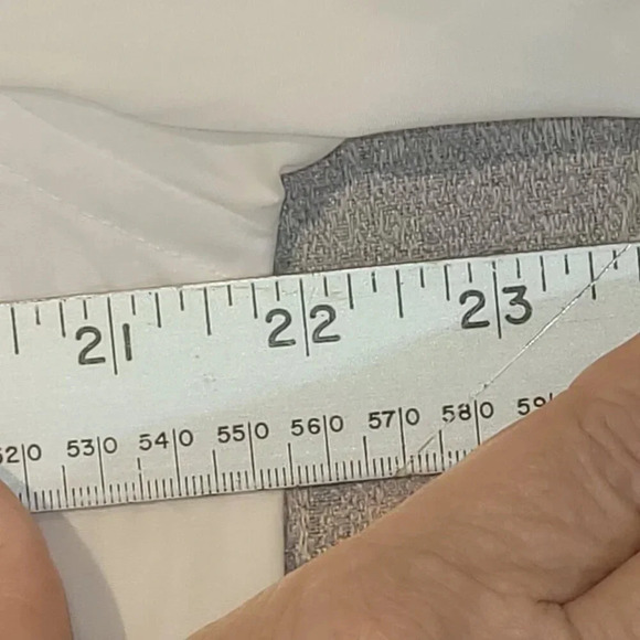 George Men's White Long Sleeve Button Down Dress  Shirt Size 15 - Picture 10 of 11